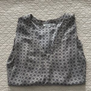 Gray Patterned Women's Top
